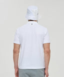 [Signature] Men's Crack Fabric Short T-Shirt - White