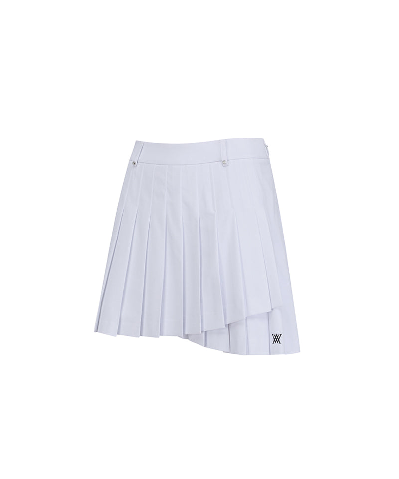Women's Double Layer Pleats Skirt - White – Anew Golf USA