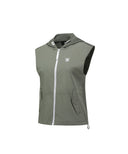 ANEW Golf Women's SM Hybrid Hoody Knit Vest - Light Khaki