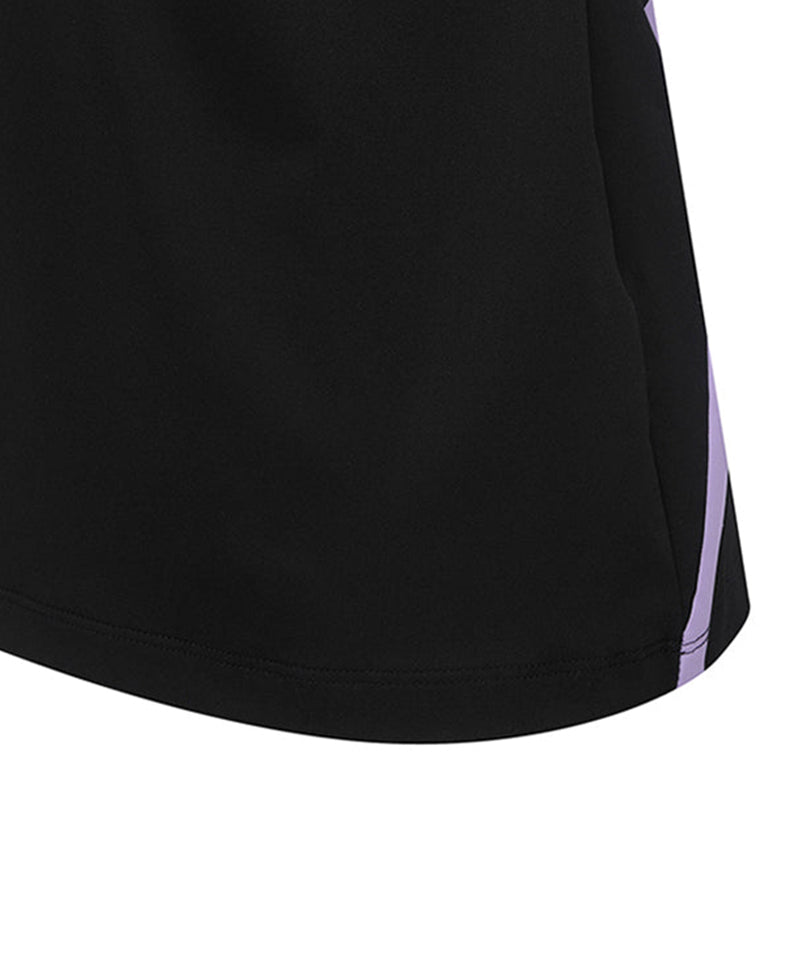 [Season End] Women's Back Signature Logo Long T-shirt - Black
