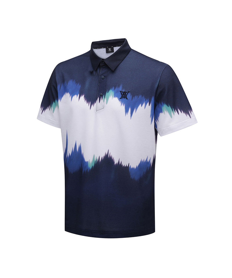 Men's Spread DTP Short T-Shirt - Navy