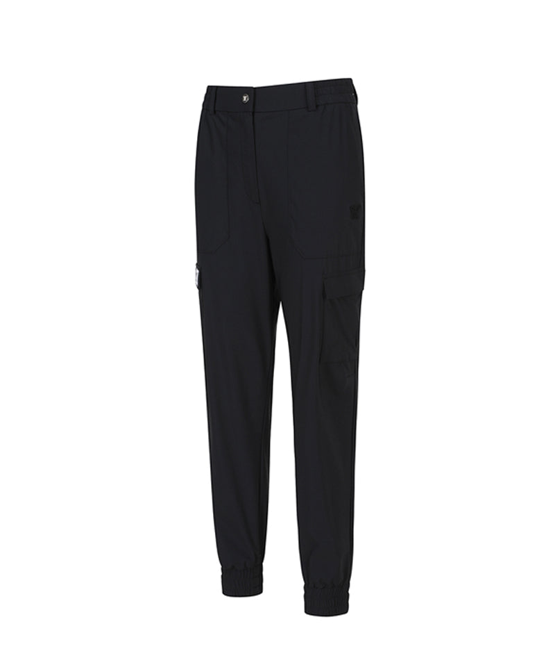 Women's Tricot Cargo Jogger L/PT - Black