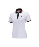 Women Zipper Point Short T-Shirt - Off-White