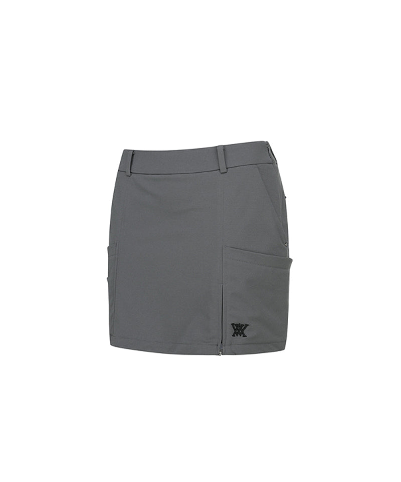 Women's Incision H-Line Skirt - Gray