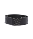 Women's Logo Punching Belt - Black