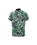 ANEW GOLF Men's SM Tropical Pattern Short T-Shirt - Green