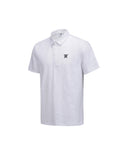 ANEW GOLF Men's SM Jacquard Hybrid Short T-Shirt - White