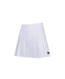 Women's Asymmetry Pleated Golf Skirt - White