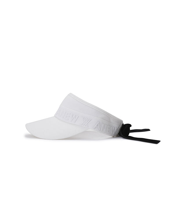 Volume Logo Winter Visor Women's- White