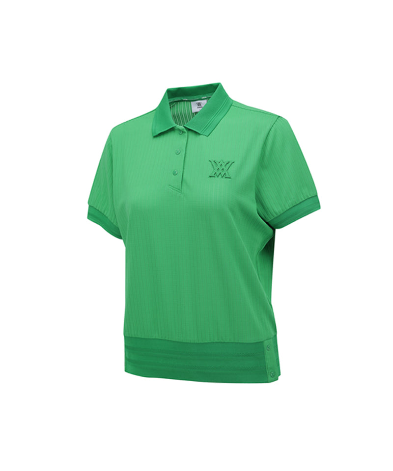 【ANEW GOLF】WOMEN MESH BLOCK SHORT T-SHIRT ■WOMAN / 追跡付 ANEW Golf Women's SM Essential Round Short T-Shirt - Hot