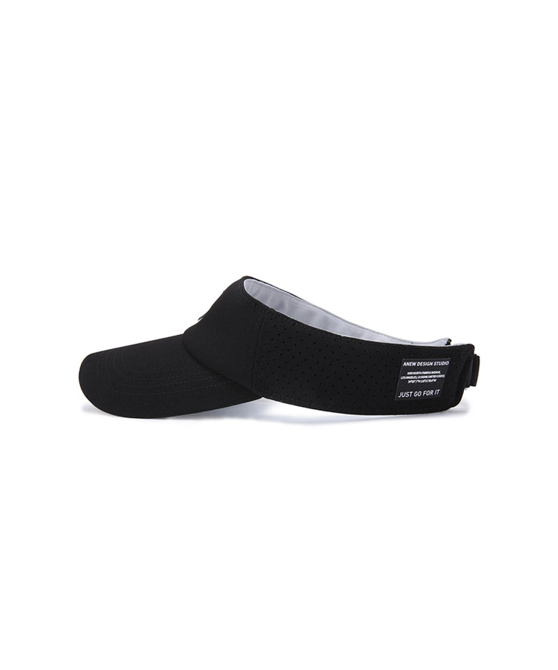 Men's Two Tone Logo Visor - Black