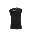 ANEW GOLF Men's Big Logo Instarsia Vest - Black
