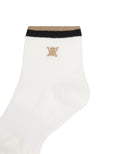 Women's Big Color Block Socks - Off-White
