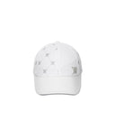 Women's Monogram Wide Ball Cap - White