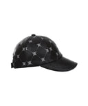 Women's Monogram Wide Ball Cap - Black