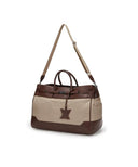 Lock Flap Big Tote Bag - Dark Beige