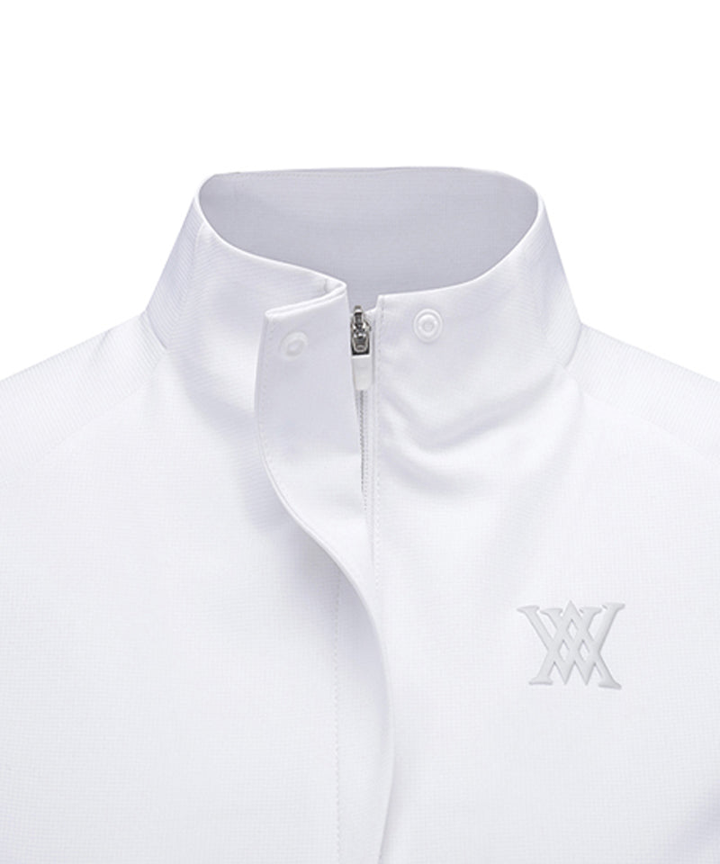 Women's FIT High Neck Vest - White