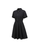 ANEW Golf Women's SM Flare Collared One Piece - Black