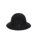 Brim Logo Point Nylon Bucket Hat _ BK