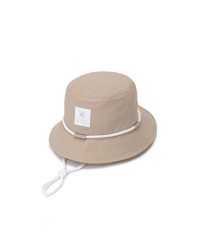 Unisex Loop Colour Bucket Hat - Beige