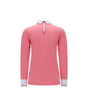 Women's Cuffs Point Long T-Shirt - Coral