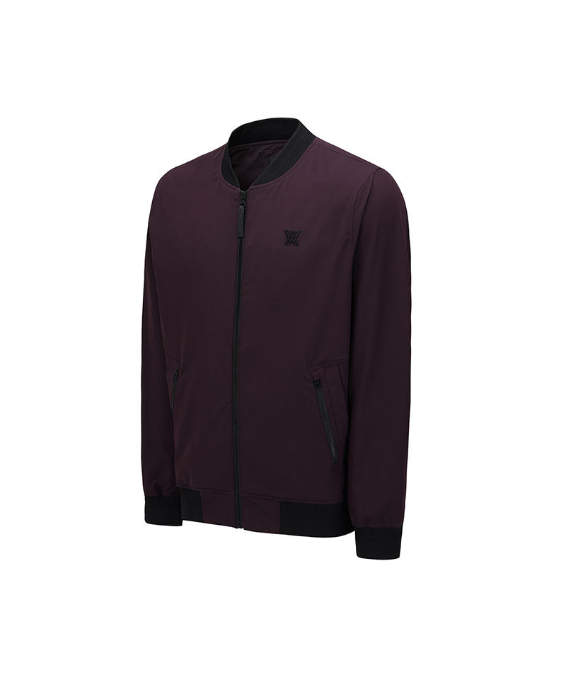 Men's FA Signature MA-1 Jacket - Burgundy