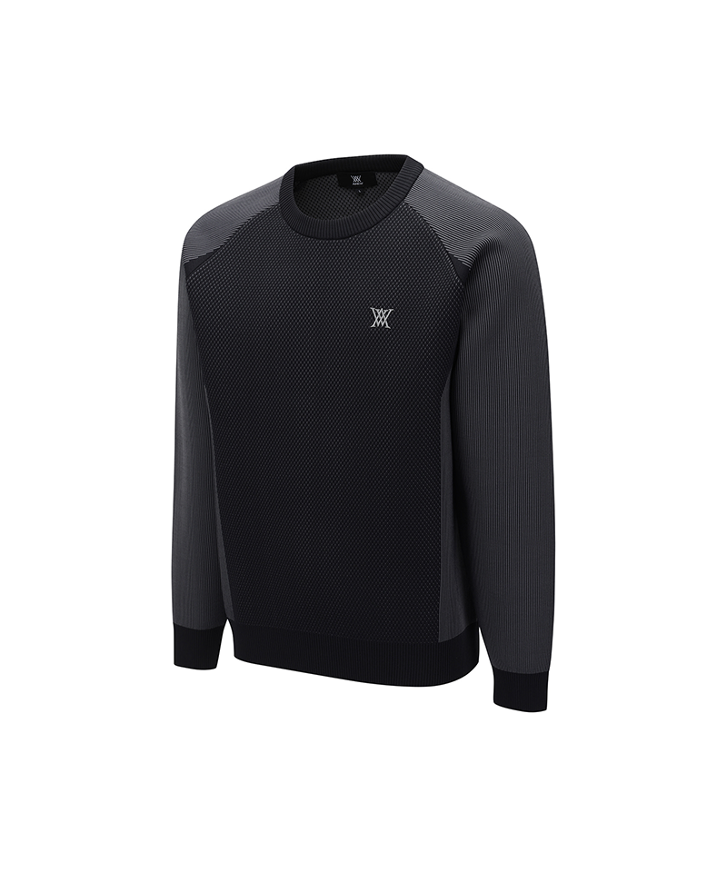Men's FA Raglan Sleeve Sweater - Dark Grey