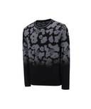 Men's FA Flower Pattern Sweater - Black
