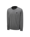 [Signature] Men's Textured Mix Pullover - Melange Grey