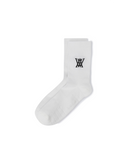 Men's Logo Socks - White
