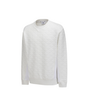 Men's FA Logo Pattern Sweatshirt - White