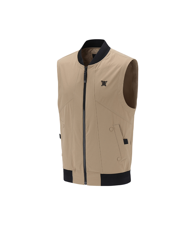 Men's FA Signature MA-1 Vest - Beige