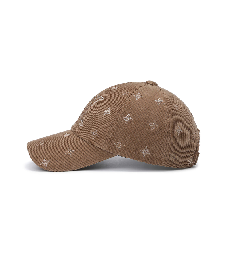 Unisex Corduroy Cap - Beige