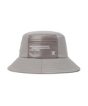 Unisex Lettering Bucket Hat - Beige