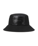 Unisex Lettering Bucket Hat - Black