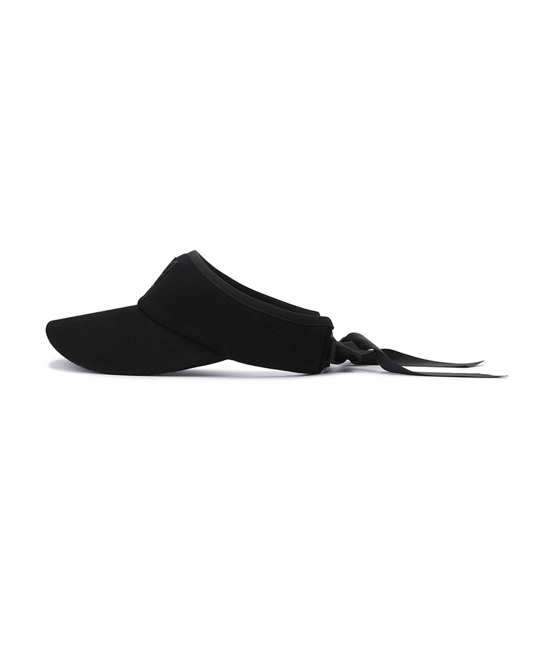Women's Knit Visor - Black