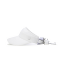 Women's Centre Ribbon Visor - White
