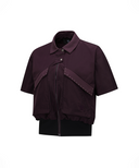 Women's FA Essential Short Sleeve Jacket - Burgundy