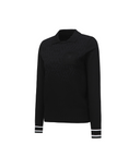 Women's FA Logo Pattern Sweater - Black