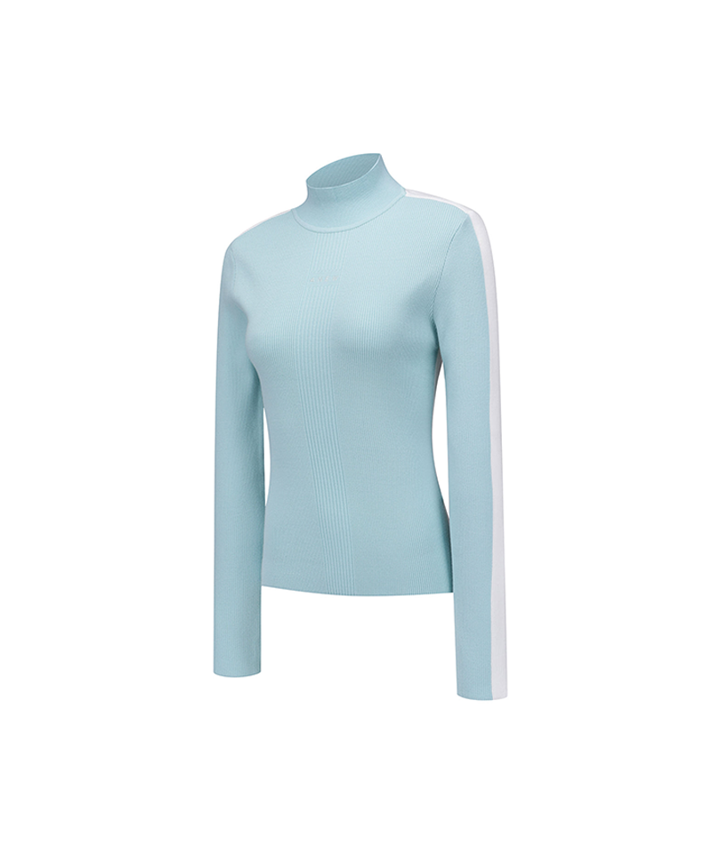 Women's FA Mock Neck Sweater - Mint
