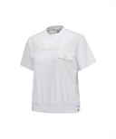 Women's FA Hybrid Round Short T-Shirt - White