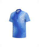 Men's SM Gradation Pattern Short T-Shirt - Royal Blue