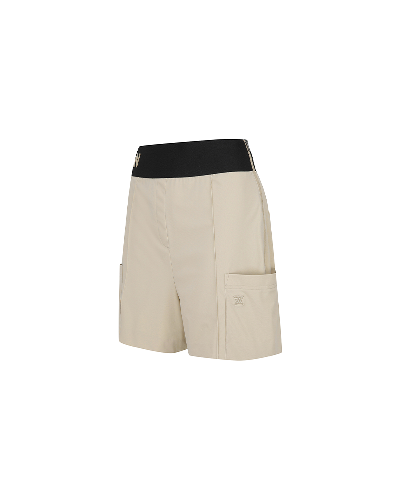 ANEW Golf Women's SM Essential Cool Half Pants - Beige