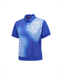 ANEW Golf Women's SM Gradation Pattern Short T-Shirt - Royal Blue