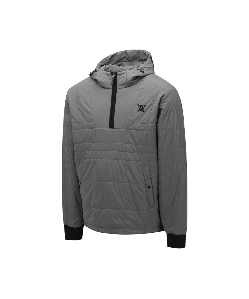 Men's WI Padded Anorak Jacket - Dark Grey