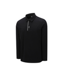 Men's WI Brushed Fleece Long T-Shirt - Black