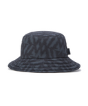 Uni Logo Pattern Hat - Black