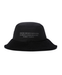 Unisex Shadowing Bucket Hat - Black