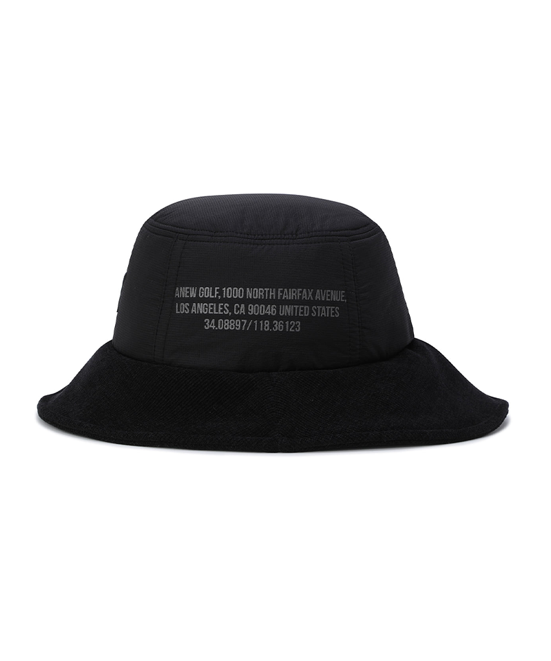 Unisex Shadowing Bucket Hat - Black