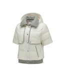 Women's WI Short Sleeve Down Jacket - Ivory